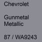 Preview: Chevrolet, Gunmetal Metallic, 87 / WA9243.